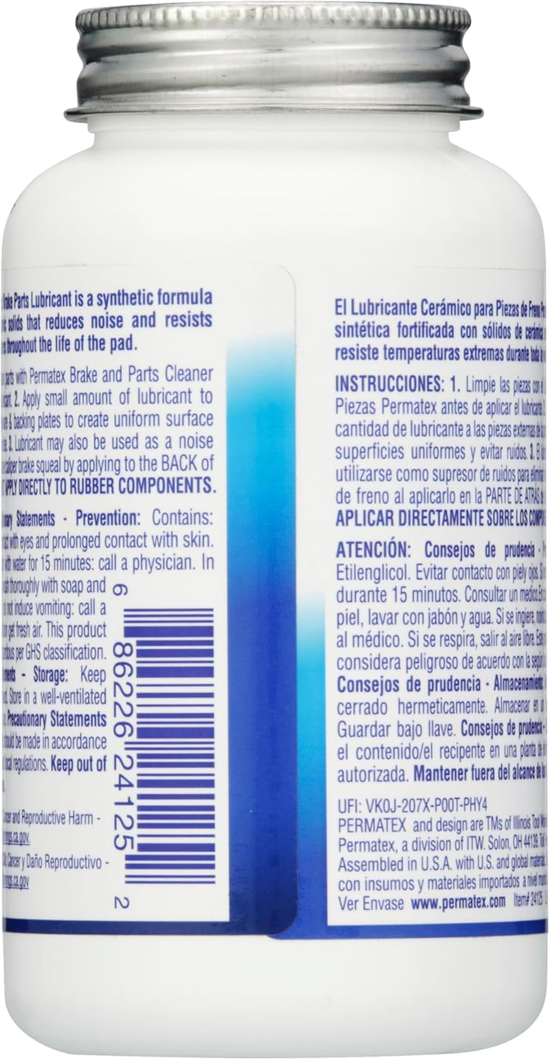 Permatex 24125 Ceramic Extreme Brake Parts Lubricant, 8 Oz. image number 3