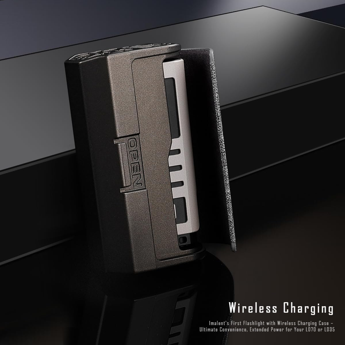 IMALENT LD00 Charging Box for LD70, LD35 EDC Compact Rechargeable Small Pocket Size Mini Travel Charging Box, Lightweight Tactical for Camping, Fishing, Hiking(Flashlight Not Included) image number 5