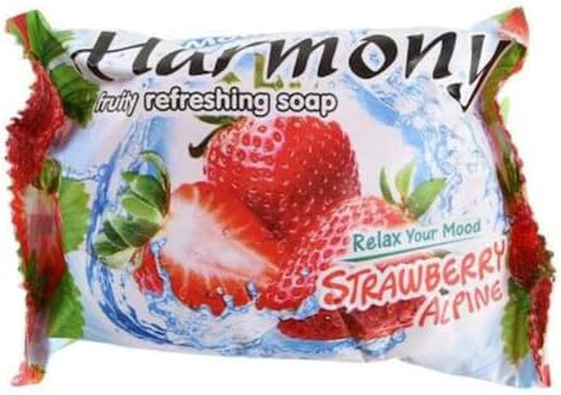 Harmony Fruit Soap Bar 5 Pack @ 70 Gram (Strawberry Alpine) image number 3