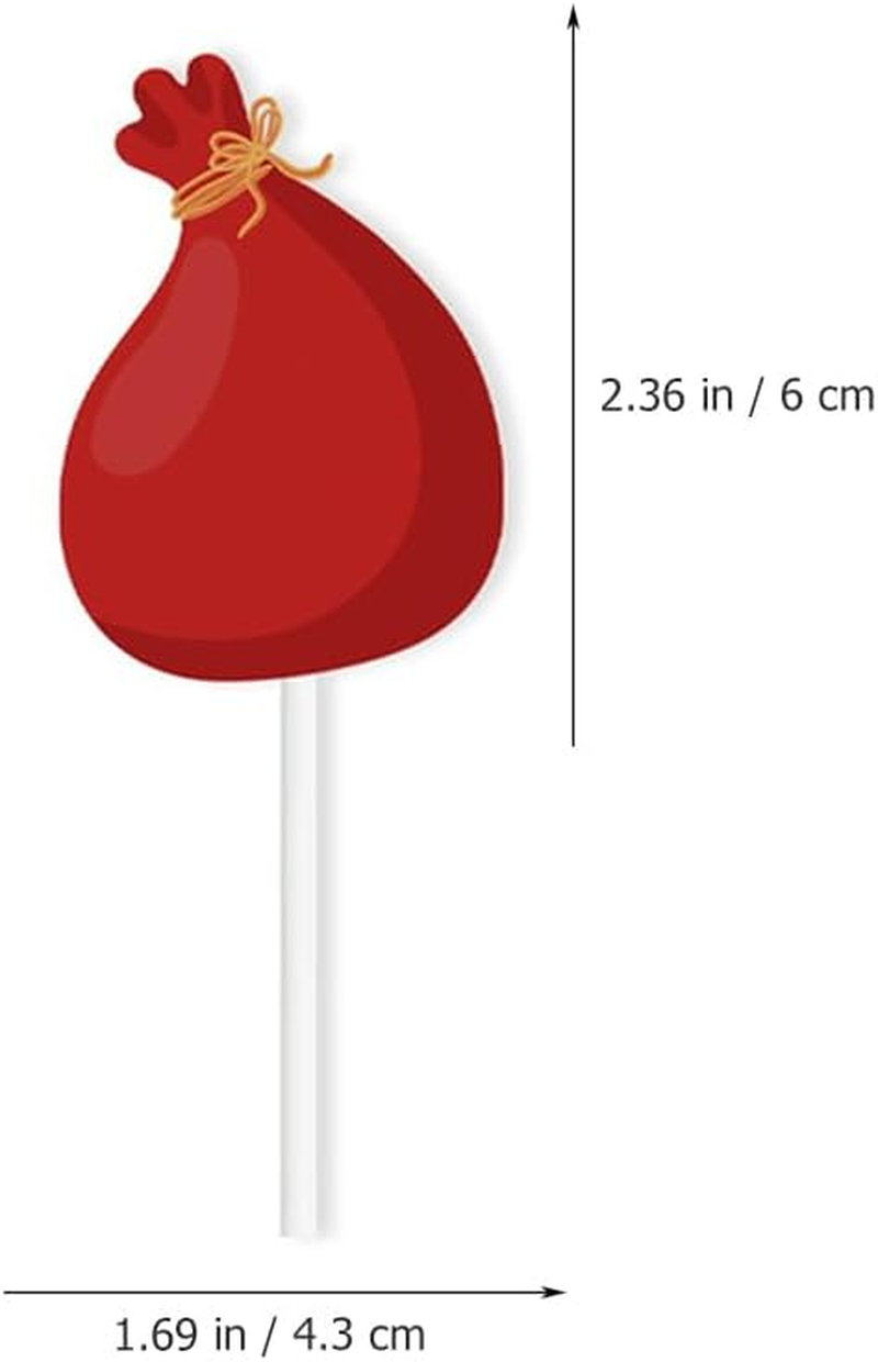 LUOZZY 24Pcs Christmas Cupcake Toppers Food Fruit Picks Cake Picks Decoration Xmas Party Favors image number 5