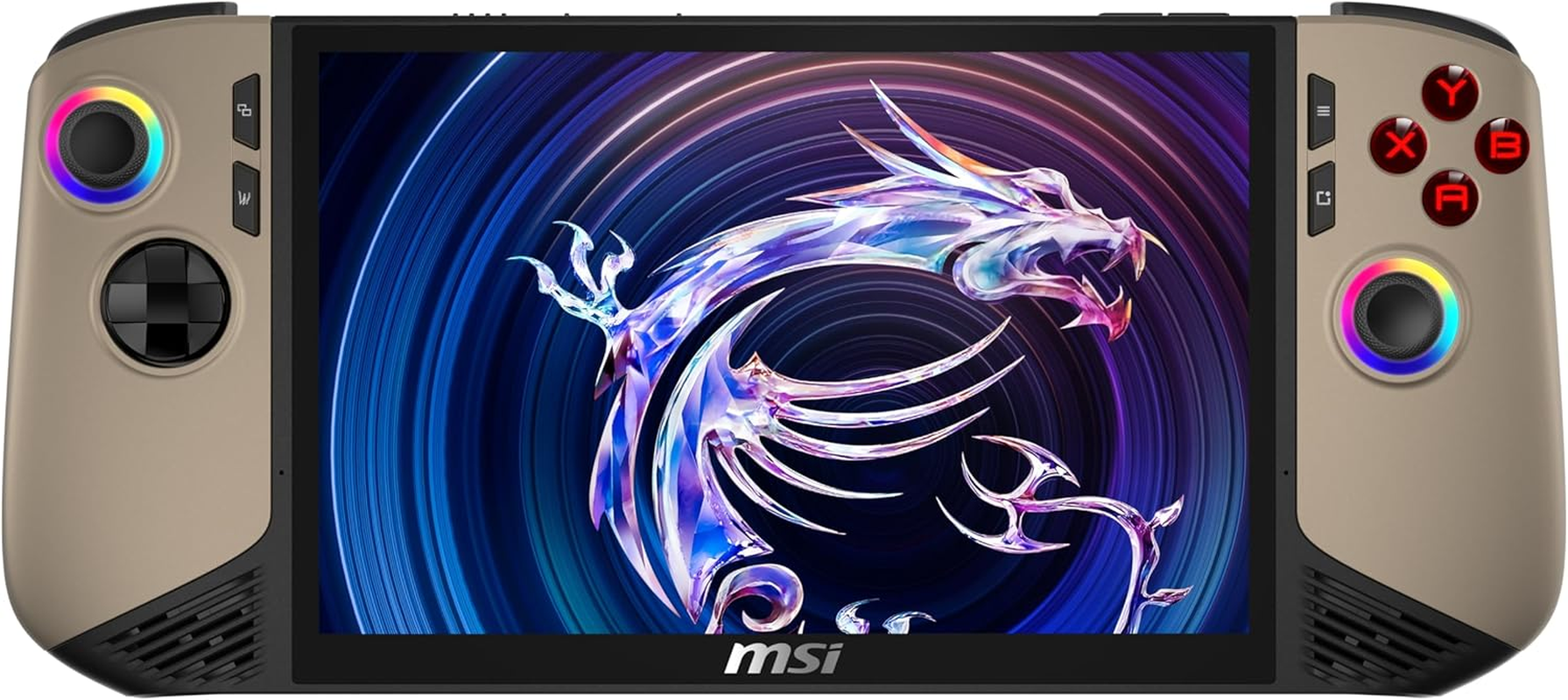 MSI Claw 8 AI+ A2VM-004AU, 8' Touchscreen Handheld, Intel Ultra 7, 32GB Lpddr5X, 1TB SSD, Windows 11 Home, Sandstorm image number 1