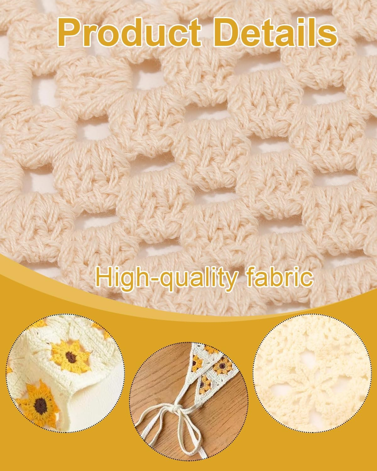 JUKOTA Women'S Boho Headbands Triangle Headscarves Bandanas Turban Tie Hair Bands Elastic Knitted Hair Scarf for Women and Girls Pack of 2 image number 2