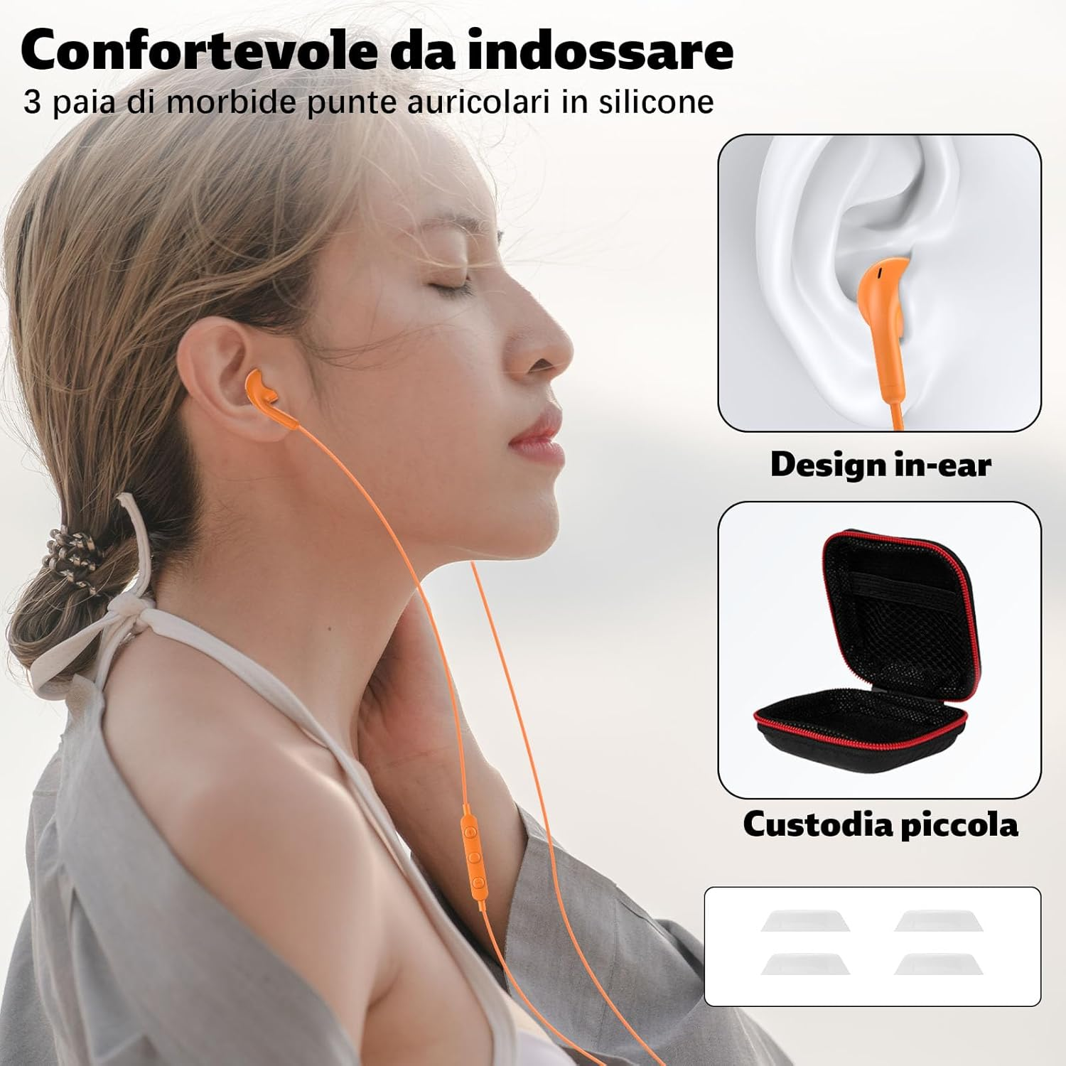 USB C Headphones for Samsung S25 Ultra S24 S23 S22 A56 Type C In-Ear Headphones with Cable Hifi Stereo Earphones with Microphone and Volume Control for Iphone 17 Pro Max 16 15 plus Ipad for Google image number 5