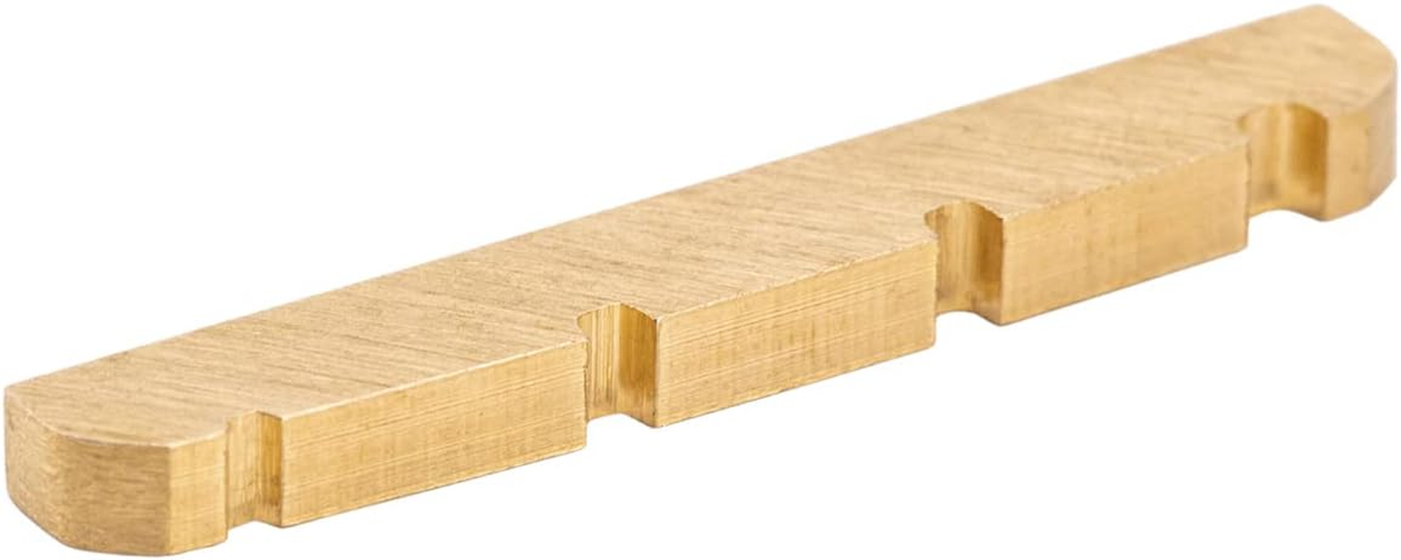 Musiclily Basic 4-String Slotted Electric Bass Brass Nut for Precision/Jazz Bass, 42X3.5X6Mm - 4-String 42X3.5X6Mm image number 2