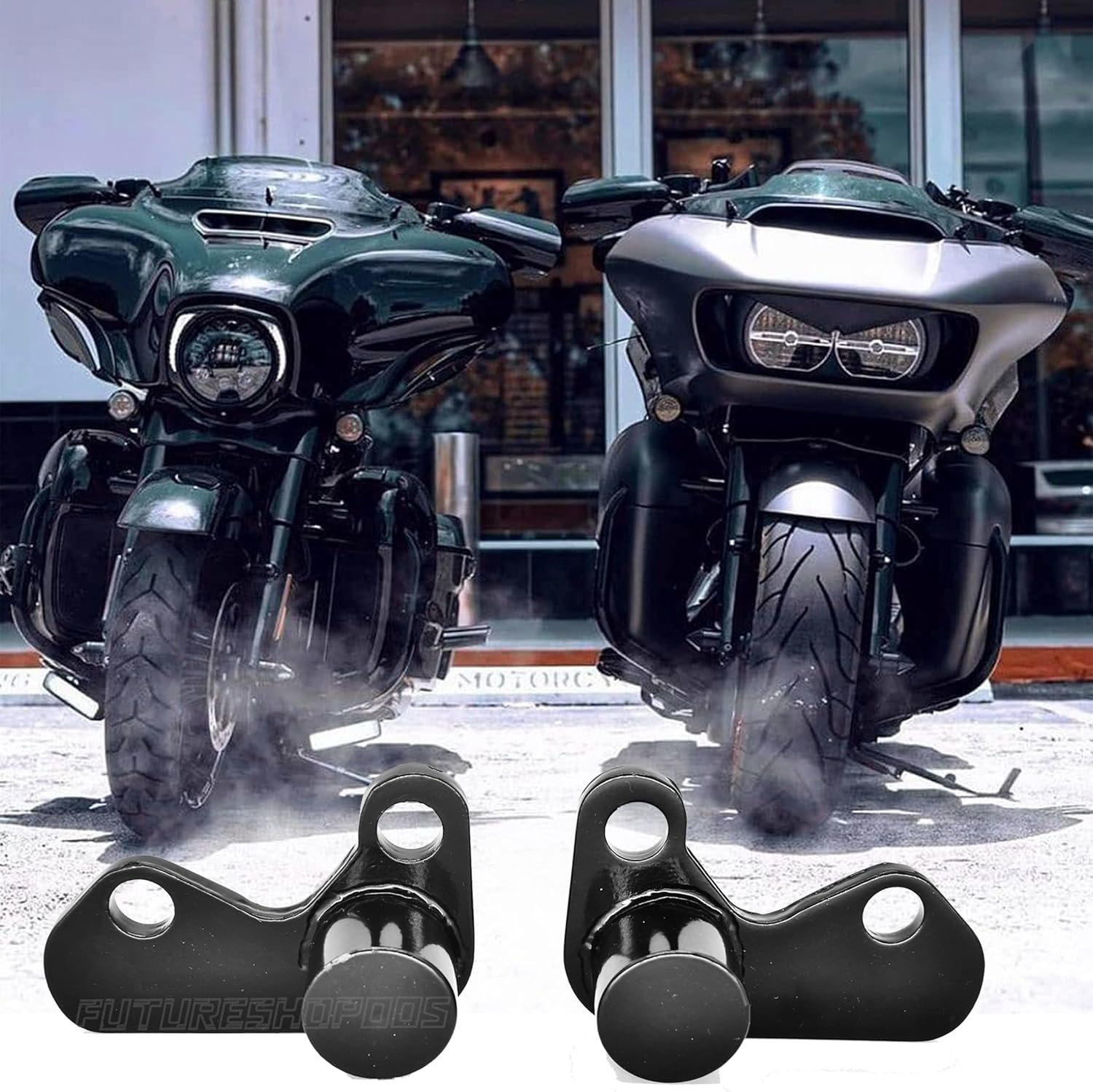 Fits 2022 Street Glide FLHX 02-21 Harley Lowering Kit for Touring Rear Shocks 17 Road Glide FLTRX 14 Ultra Limited FLHTK (02-22 up Touring Models)