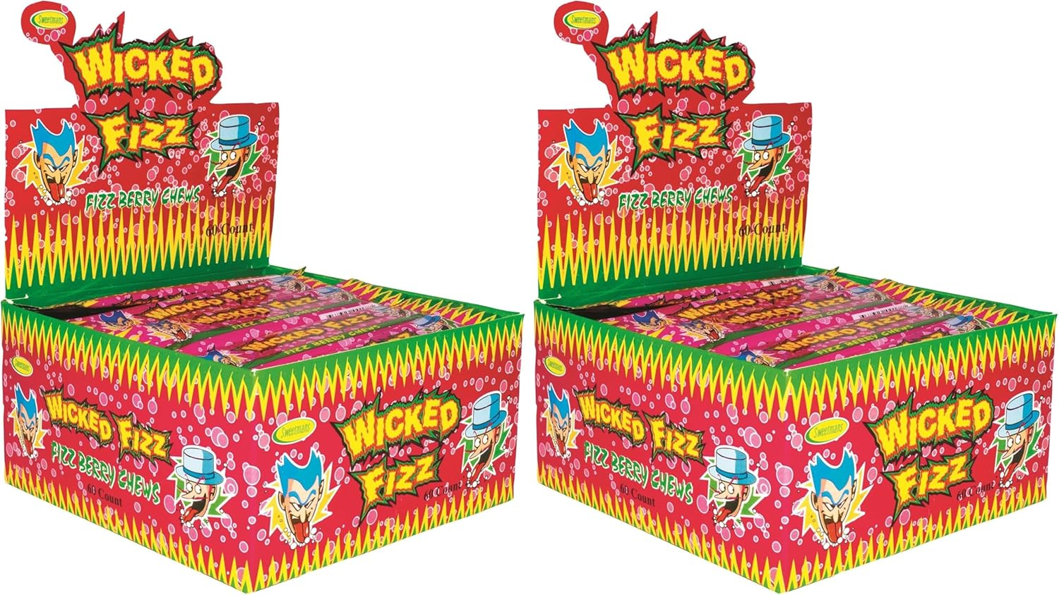 Wicked Fizz Blue Raspberry Flavour 12G X 72 image number 6