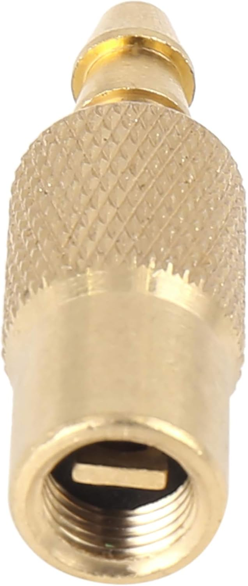 X AUTOHAUX 6.5Mm Air Chuck Adapter Tire Inflator Tire Chuck Compressor Pump Accessories Gold Tone for Vehicle image number 2