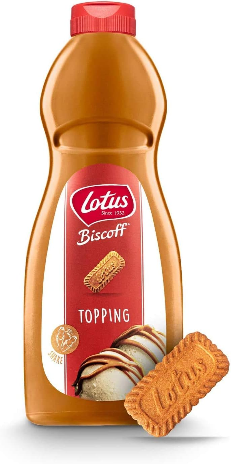 Sephra Lotus Biscoff Topping Sauce 1Kg Squeezy Bottle, 1 Kg image number 2