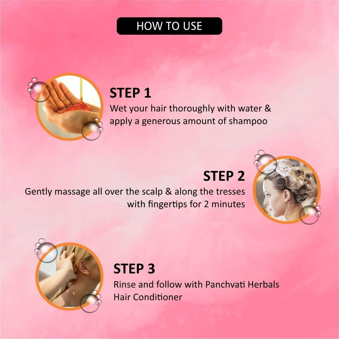 Panchvati Onion Fenugreek Hair Shampoo, 300 Ml - No Sulphate, No Parabens, No Silicon & Salt image number 6