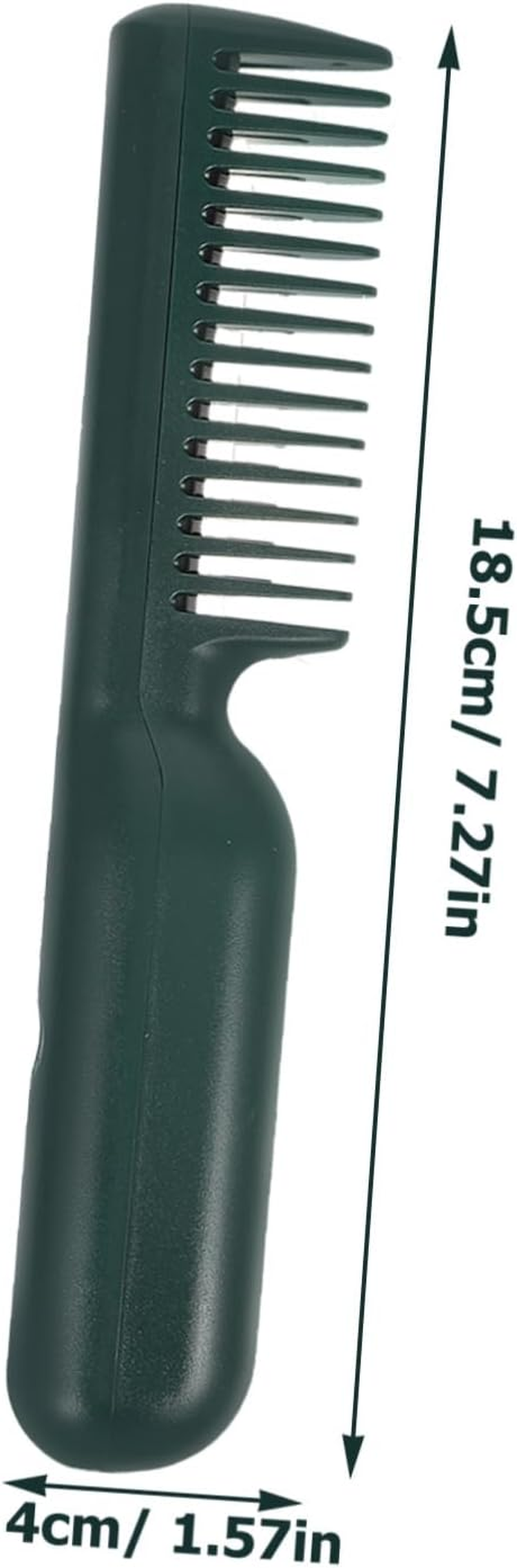 Healvian Electric Heating Comb Straight Hair Brush Ceramic Dry Wet Hair Styling Tool Portable image number 3