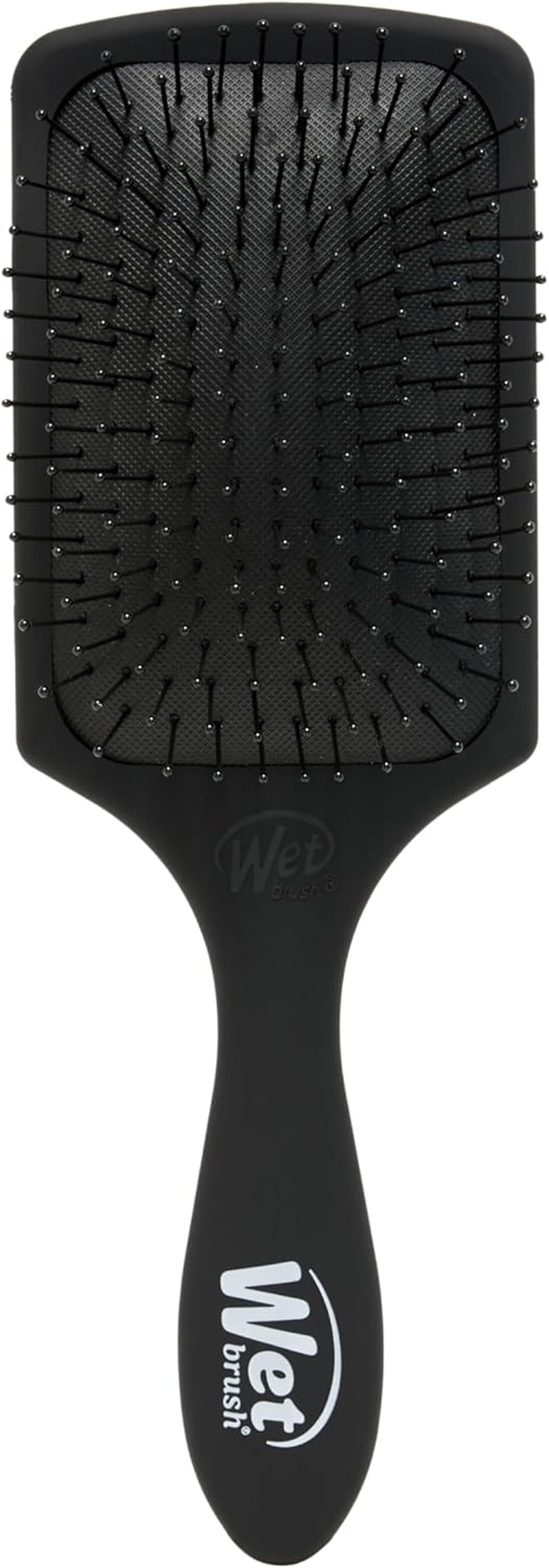 Wet Brush Paddle Detangler Hair Brush, Black Frost - Ultra-Soft Intelliflex Detangling Bristles with Aquavent Design - Spread Hair Treatments Evenly - Glides through Tangles for All Hair Types