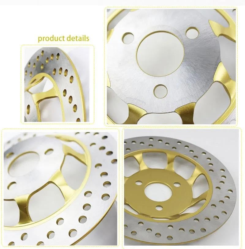 Brake Disc Rotor Motorcycle Rear Brake Disc for UN&IVE&RSAL Motorbike Spare Parts Motorcycle Accessories 220Mm 3.5Mm Brake Disc Rotor Assembly image number 3
