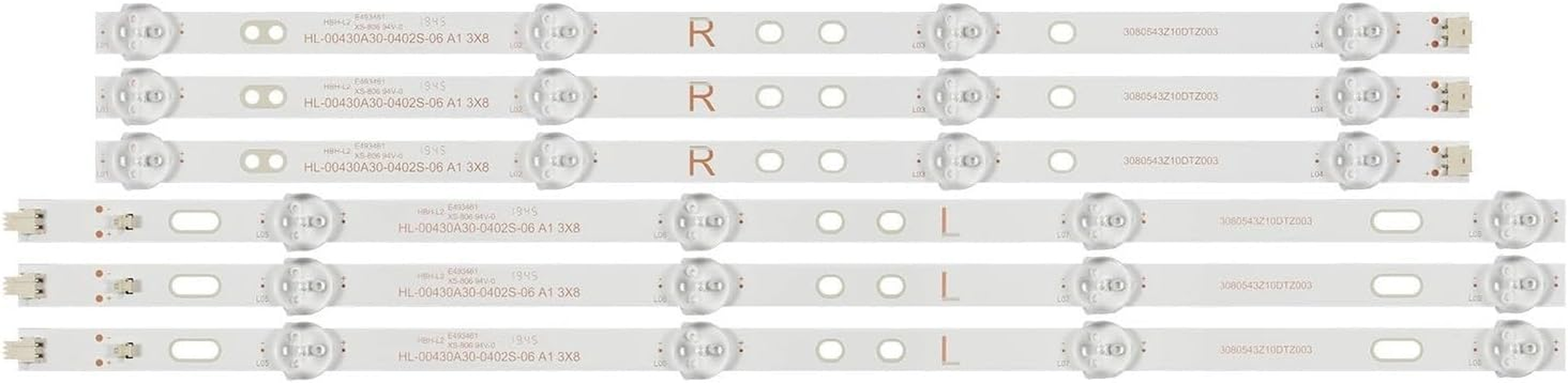 LED Backlight Strip for SJ.CX.D4300402-3030ES-M 1.14.MD430052 CX430DLEDM T-CON image number 2