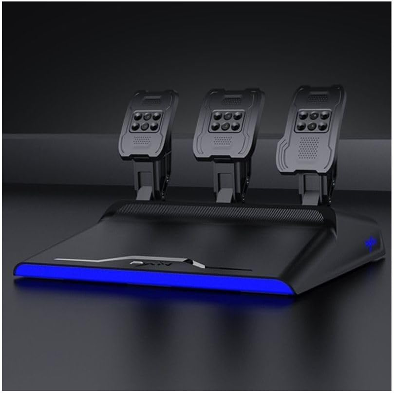 PXN V99 Racing Simulation Set: Force Feedback Wheel, 6+1 Gear Stick, Adjustable Pedals for PC, PS3, PS4, Xbox, Nintendo Switch image number 3