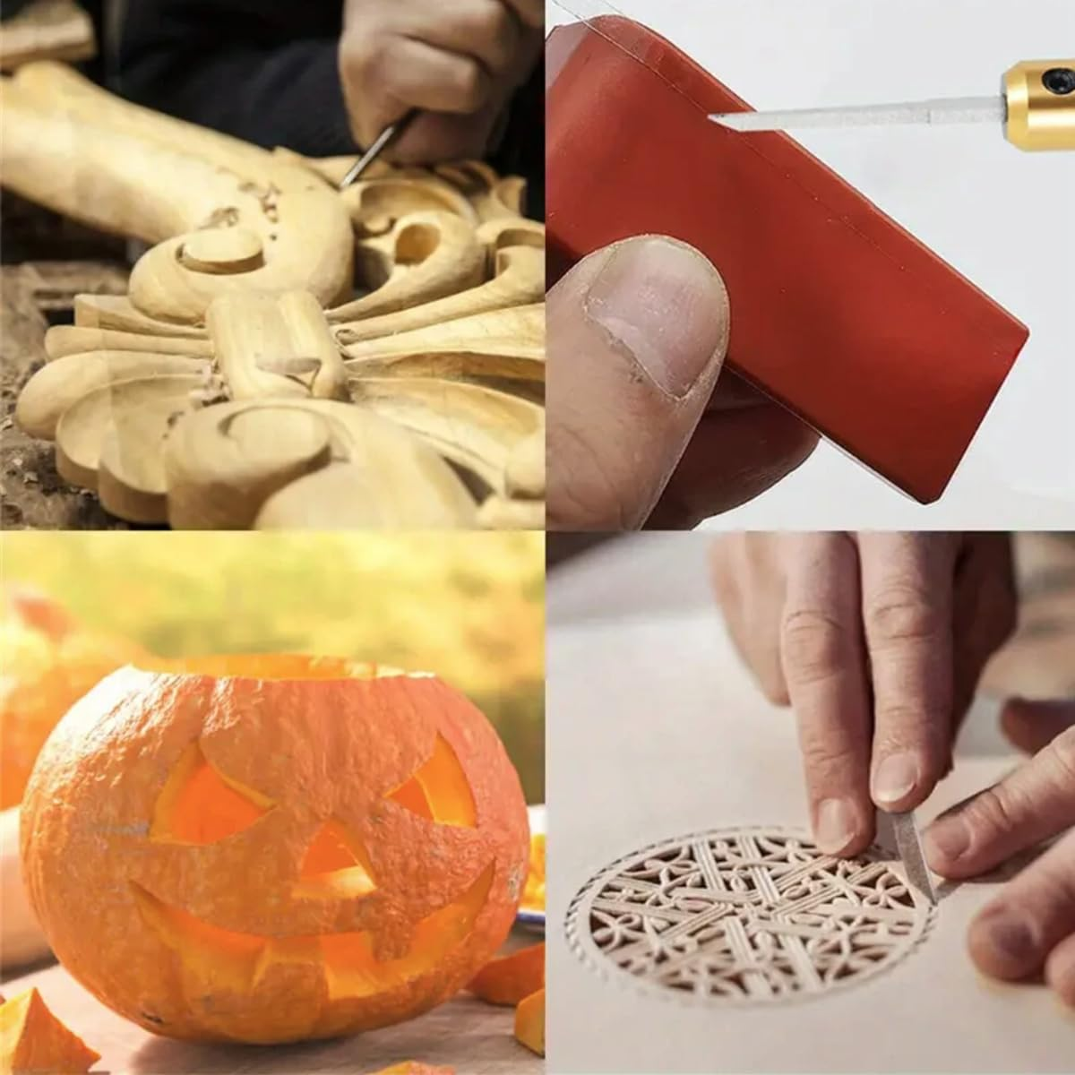 7-In-1 Model Engraving Tools, Resin Scribe Tool, Metal Hand Engraver Pen, Panel Line Scriber Scribing Tools Resin Carved Chisel for Gundam Gunpla with 0.1/0.2/0.4/0.6/0.8/1.0/2.0Mm Blades image number 1