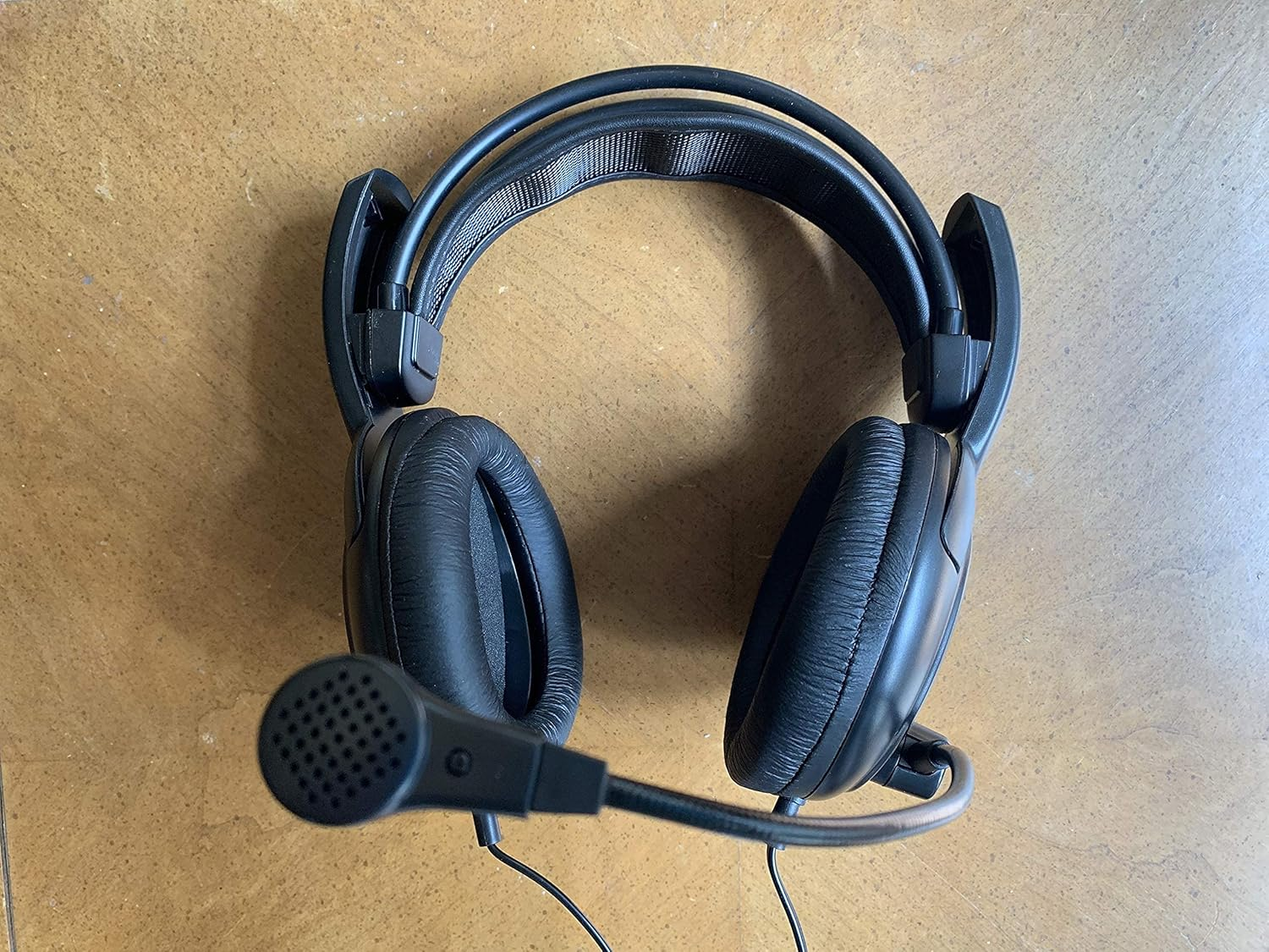 Double Muff Intercom Headphones with Male XLR Five Pin Connector Stereo RTS image number 1