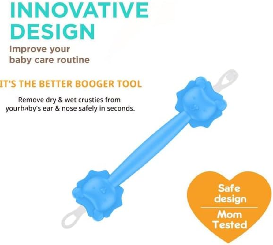 Fokmuaex 4PCS Baby Nasal & Ear Cleaner Set - Safe Booger Remover Tool for Newborns, Infants & Toddlers, Dual-Ended Earwax and Snot Removal Gadget image number 5