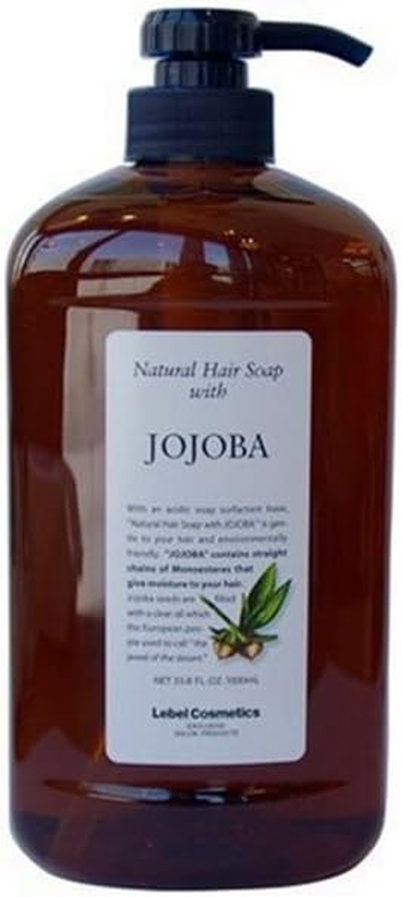 (1000Ml, Jojoba) - Lebel Cosmetics Shampoo Natural Hair Soap with Jojoba Shampoo 1000Ml (Japan Import)