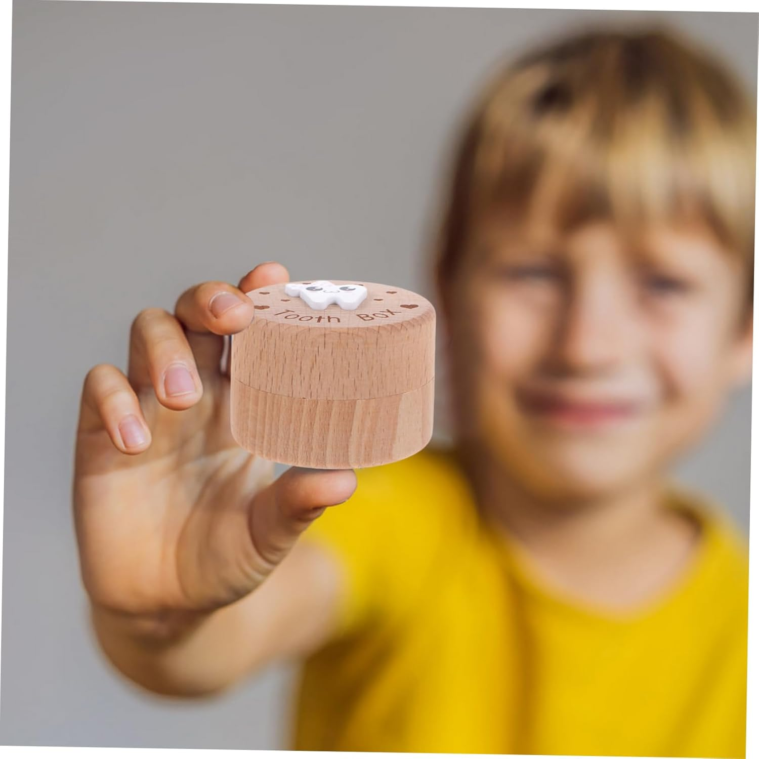 Cute Fairy Tooth Fairy Box for Boys and Girls Girl'S Deciduous Teeth Holder Newborn Keepsake Storage Case image number 6