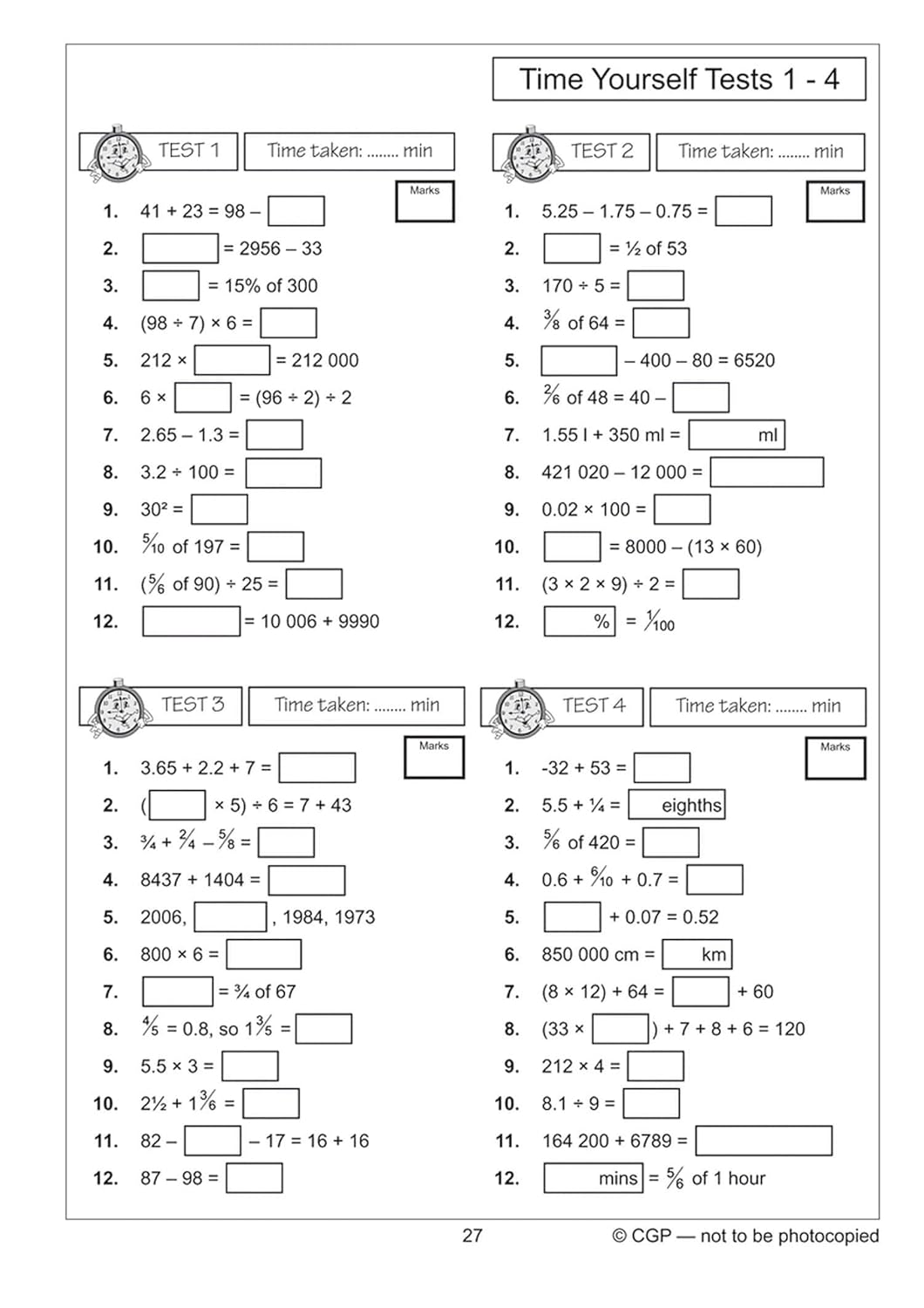KS2 Mental Maths Workout - Year 6 image number 2