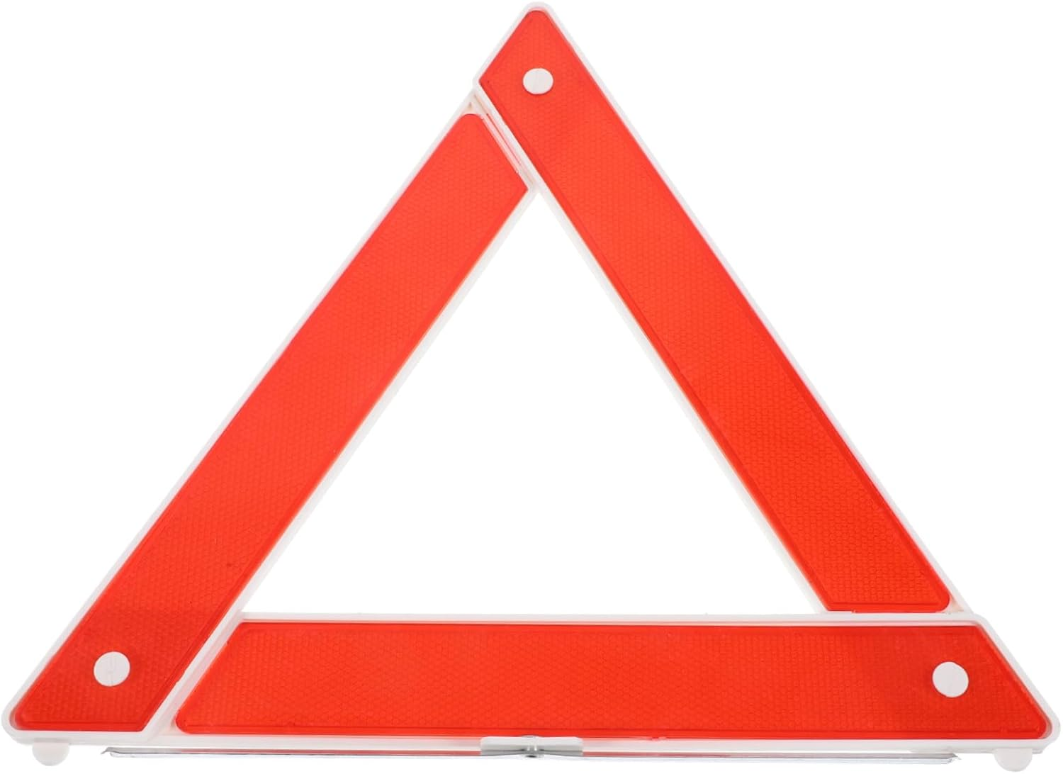 Foldable Roadside Triangle Warning Sign High Visibility Emergency Safety Reflective Car Road Safety Kit Metal and Plastic Construction for Quick Setup image number 1