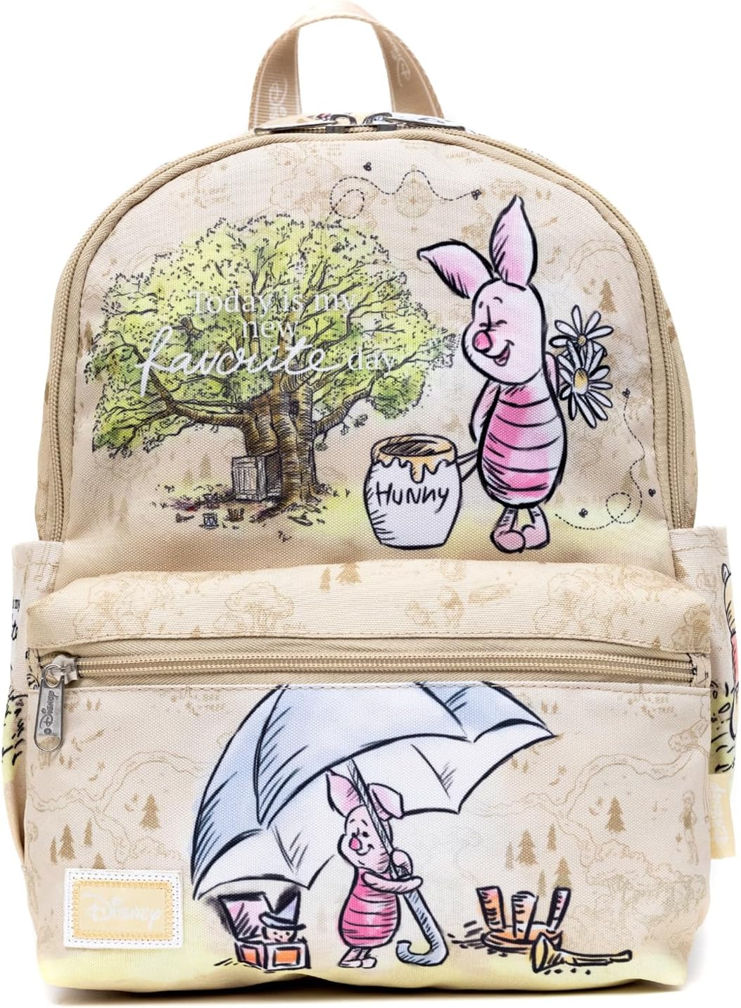 Wondapop Winnie the Pooh 13" Nylon Backpack, Winnie the Pooh, 13", Traditional Backpacks image number 6