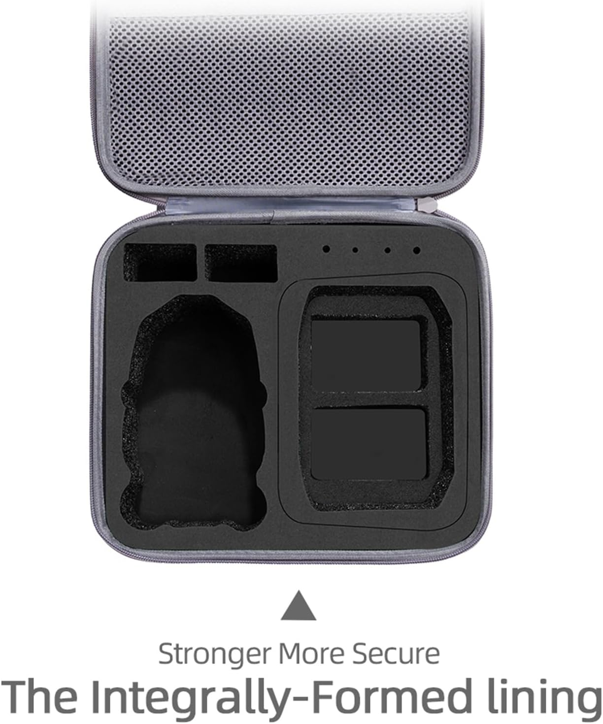 XBERSTAR Carrying Case for DJI Mini 3 Pro Case Storage Bag Portable Travel Bag for DJI Mini 3 Drone Accessories, Grey, Carrying Case