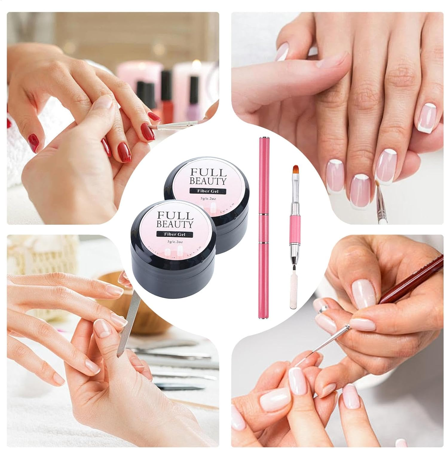 Meindin Broken Nail Repair Kit for Natural Nails - Nail Glue for Broken Nail,Manicure Supplies, Fingernail Strengthener, Instantly Fill In, Fix Cracks image number 5