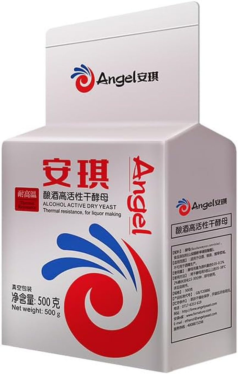 Red Label Angel Yeast - Angel Thermal Tolerance Alcohol Active Dry Yeast