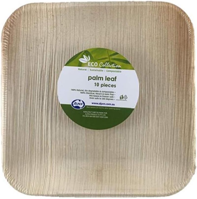 CATERING COLLECTION Palm Leaf Square Plate 8" P10 X 10