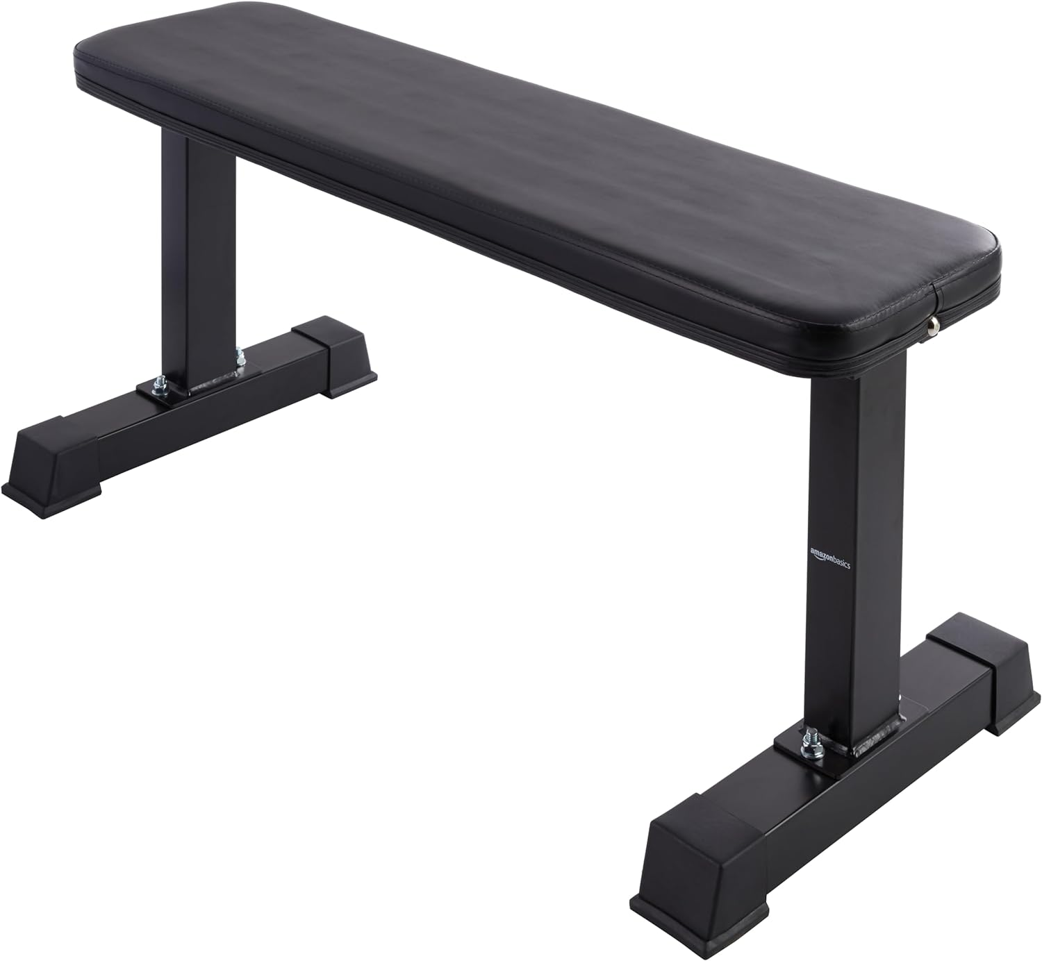 Amazon Basics Flat Weight Workout Exercise Bench, Black image number 5