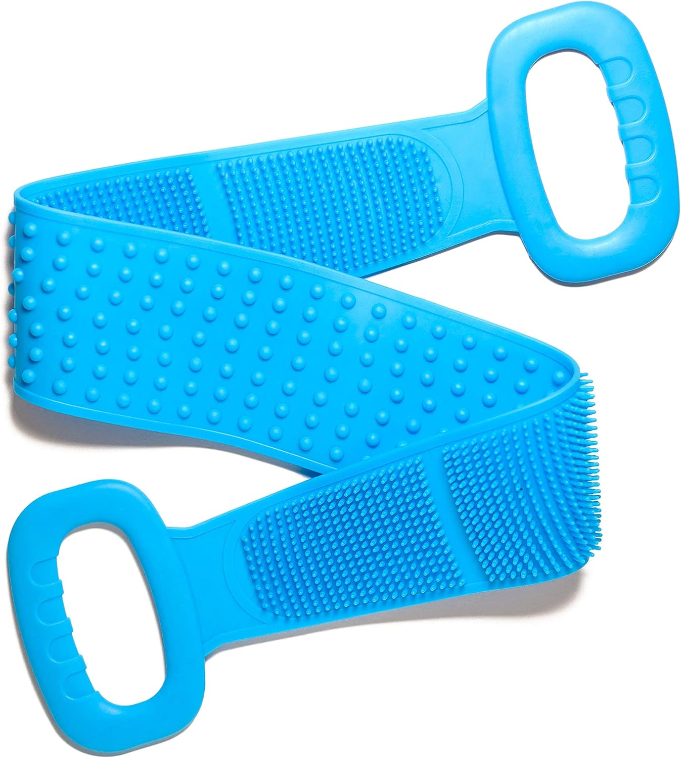 Silicone Back Scrubber, Easily Scrub Any Part of Your Body, Exfoliating Device to Help with Dry Skin, Perfect Skin Exfoliator for the Bath and Shower, Cleans and Helps Prevent Acne image number 1
