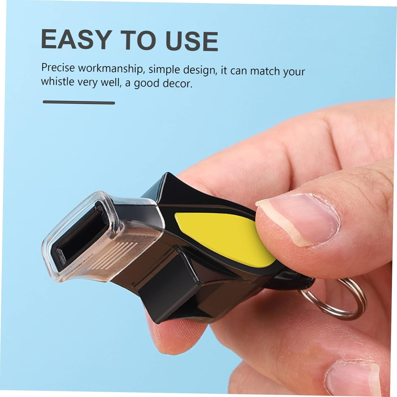 20 Pcs Whistle Mouth Covers Sports Whitsle Cushioned Mouth Grip Coach Whistle Mouth Guard Sports Whistles Protctor for Referee Outdoor Whistles Coach and Referee Gear image number 5