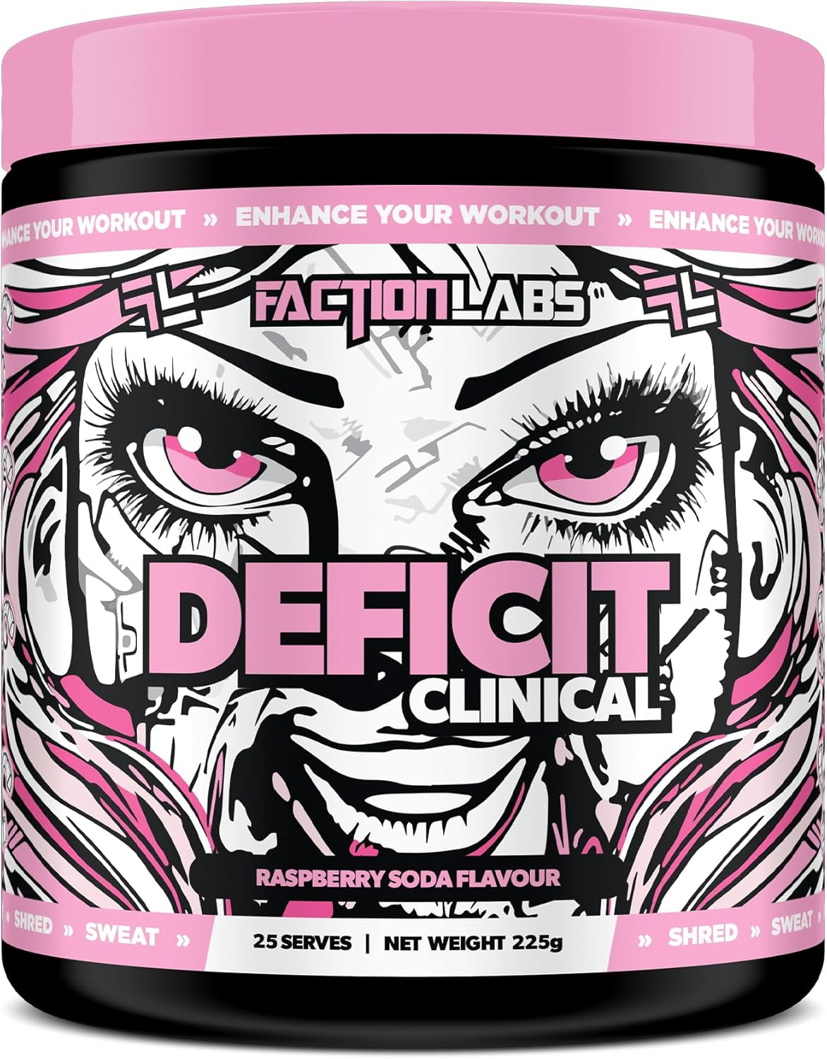 Faction Labs Deficit Clinical - 25 Serves / 200G - Grape Bubblegum image number 3