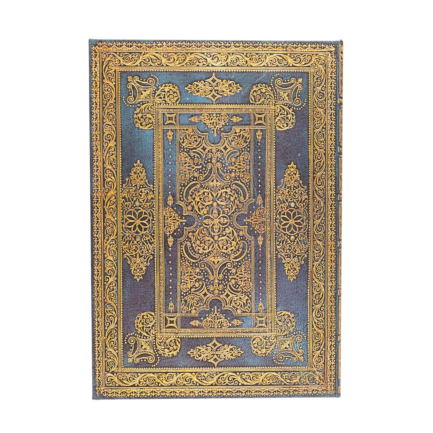 Blue Luxe (Luxe Design) Grande 12-Month Vertical Hardback Dayplanner 2025 (Elastic Band Closure) image number 4