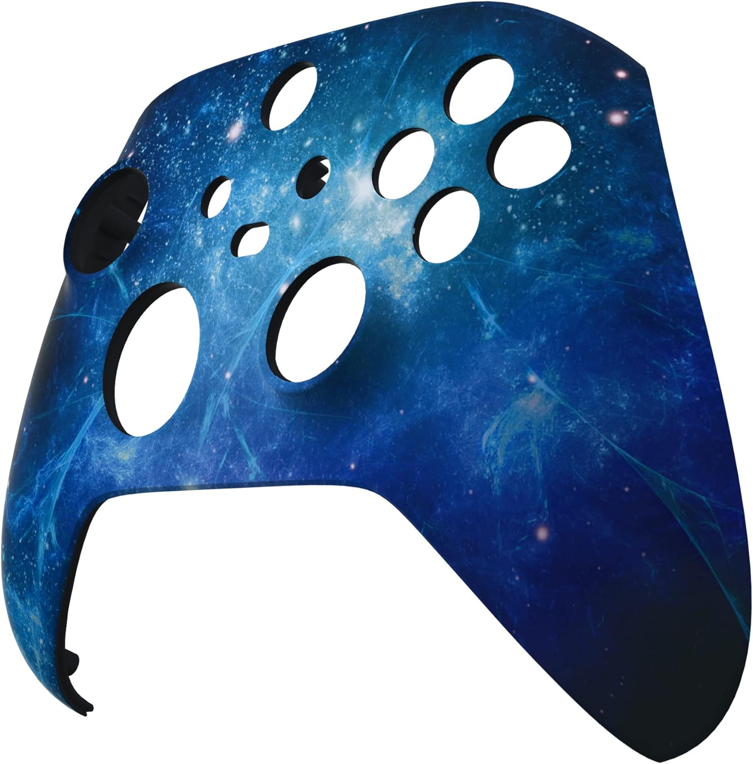 Extremerate Blue Nebula Front Housing Shell for Xbox Series X & S Controller Model 1914, Custom Cover Faceplate for Xbox Series X/S, Xbox Core Controller - Controller NOT Included - Blue Nebula image number 4