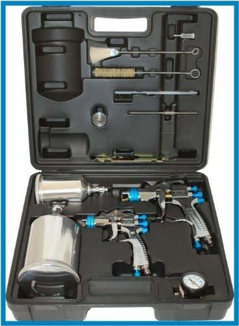 Devilbiss 802342 Startingline HVLP Gravity Spray Gun Kit, 2.7, Factory