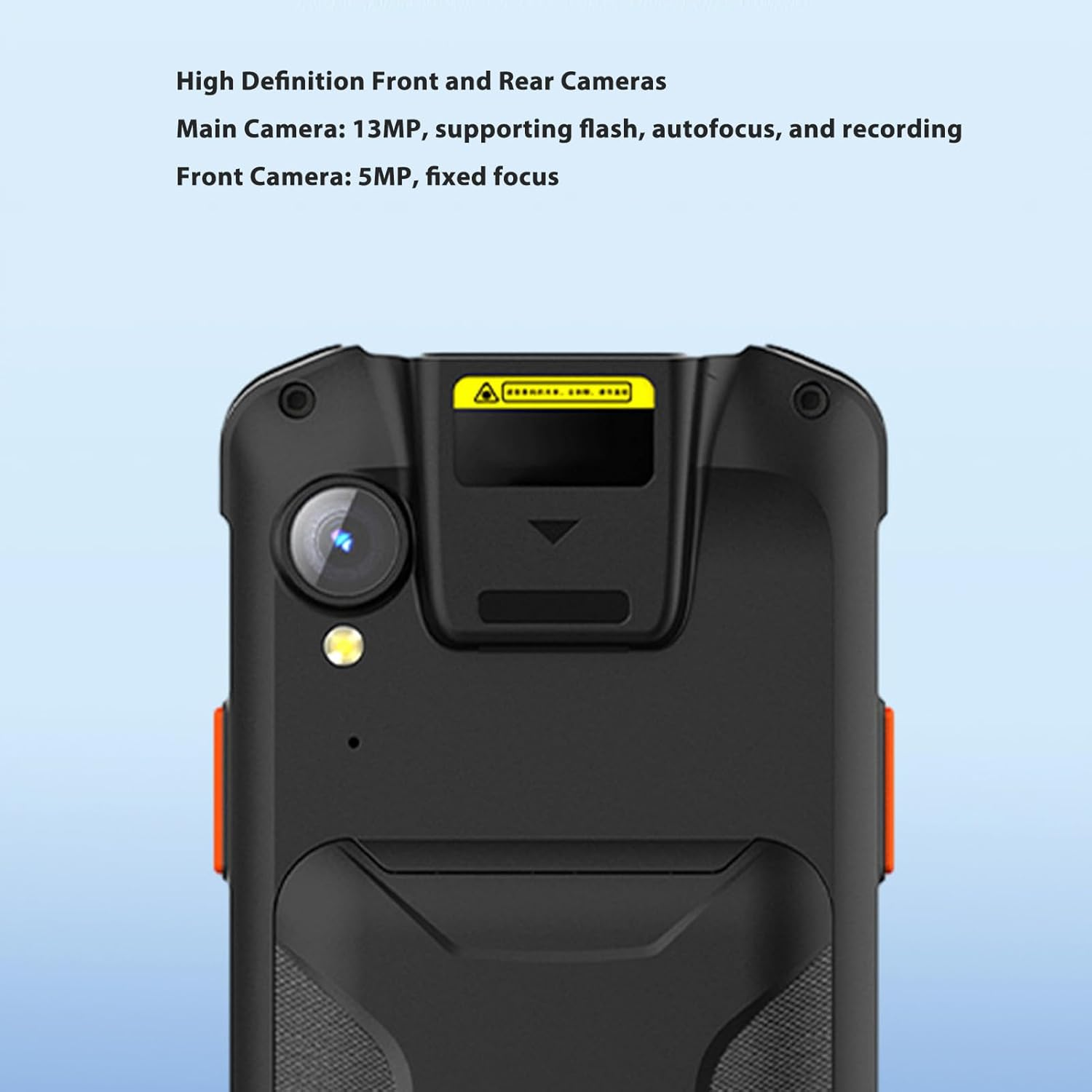 Handheld Data Terminal Mobile Computer, Android 11 Handheld Computer 4G Wifi Bluetooth 1D 2D Barcode Scanner, 3GB AM and 32GB ROM, Inventory Scanner for Warehouse image number 1