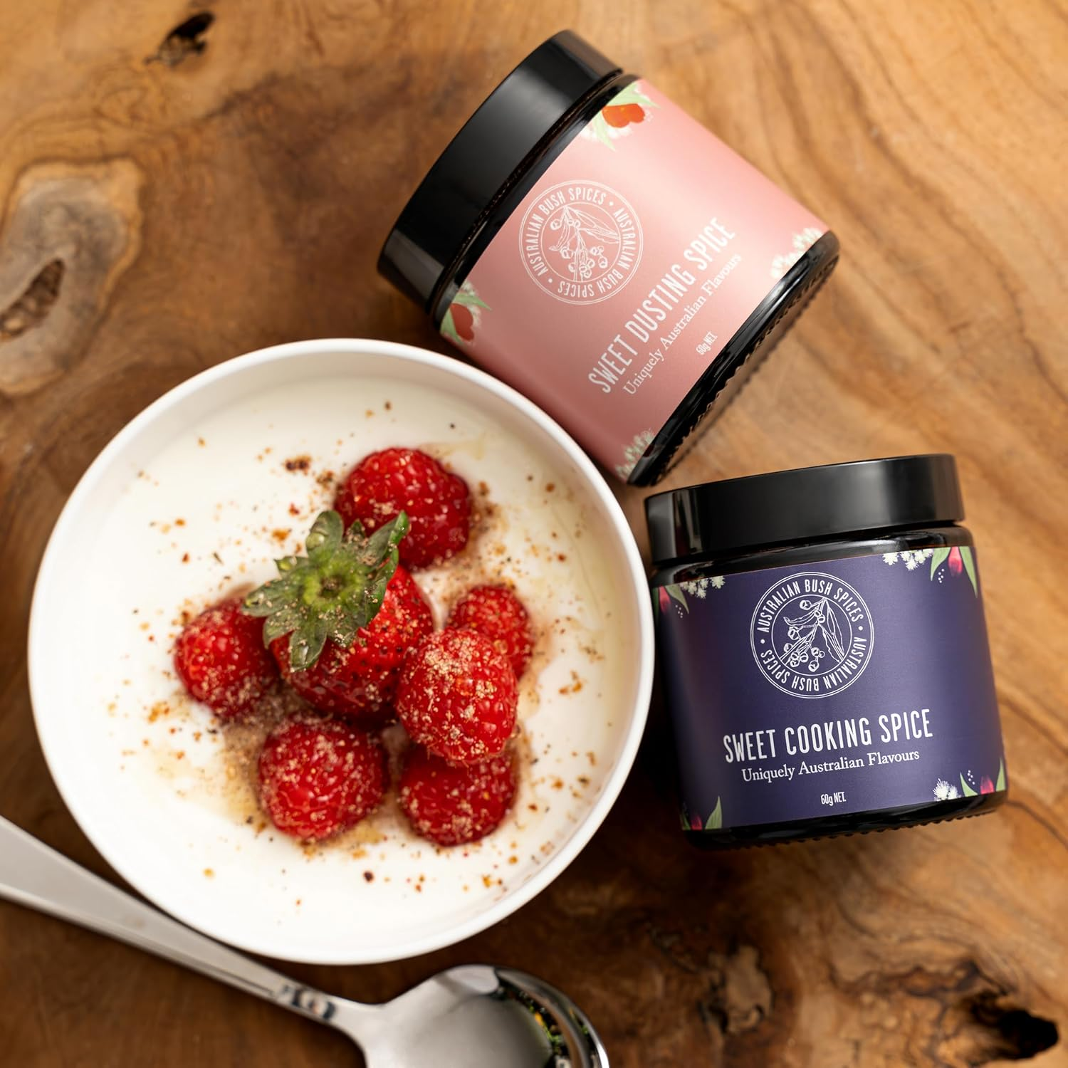 Australian Bush Spices - Sweet Cooking Spice Glass 60G image number 1