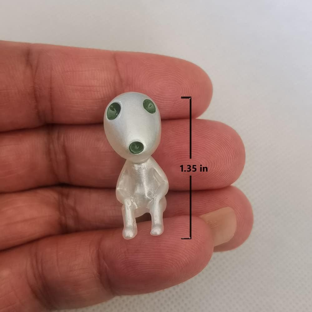 Ponjowl 5 Pcs Luminous Tree Elves Spirit Gardening Potted Decoration Micro Landscape Figures Ornament Fluorescent Green image number 5