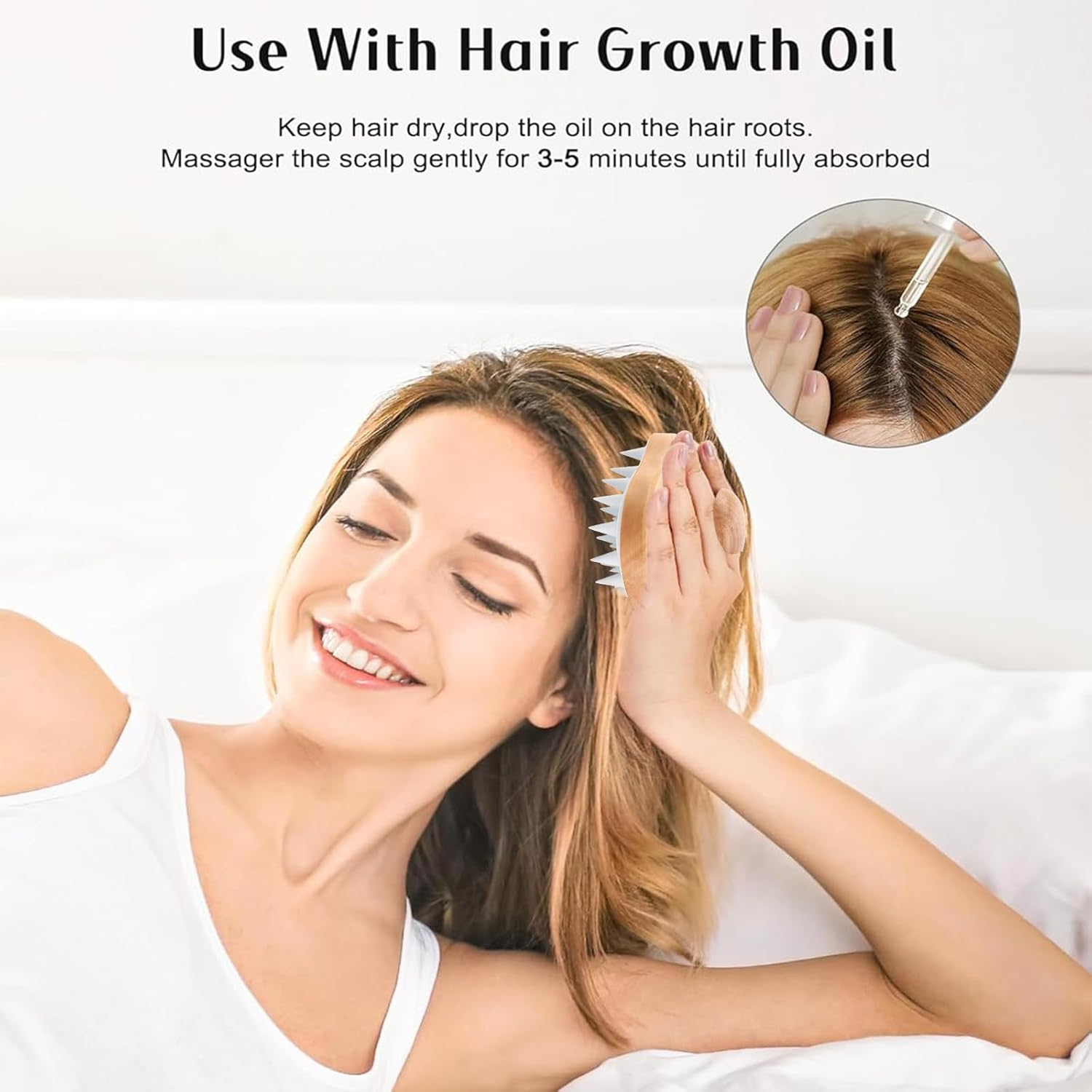 SYTHAK Dry Brushing Body Brush Sets,Medium Strength Natural Bristles and Massage Brush Gentle Exfoliator Remove Cellulite Lymphatic Drainage Makes the Skin of the Entire Body Softer image number 3