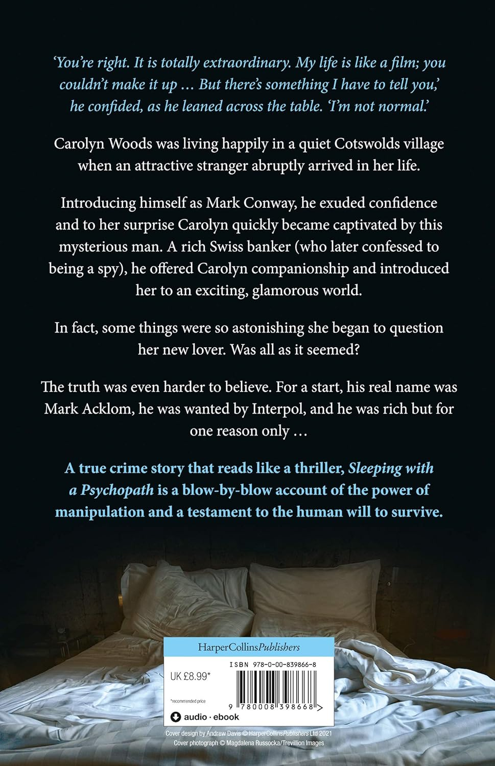 Sleeping with a Psychopath: a Real-Life Psychological Crime Thriller, the Unbelievable True Story. the SUNDAY TIMES TOP TEN BESTSELLER image number 4