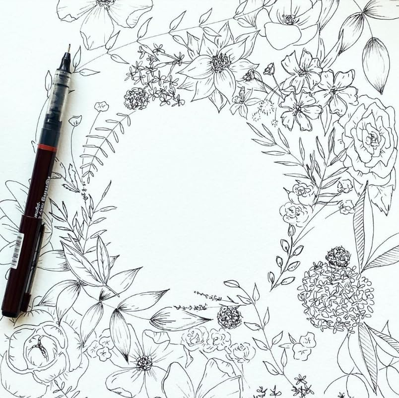 Rotring 0.1Mm, 0.2Mm, 0.3Mm, 0.5Mm, 0.8Mm Line Thickness Tikky Graphic Fineliner with Black Pigmented Lightfast and Water Resistant Ink for Long Life Drawings, Sketching, Non-Refillable, 5 Pen Set image number 6