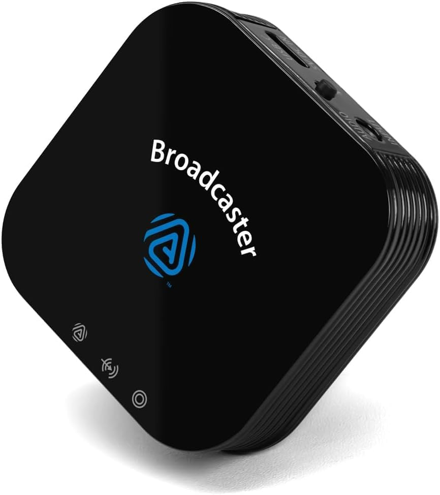 Homespot BA210 V2 Bluetooth Auracast Transmitter, LC3, Aptx Lossless, Aptx HD, Optical & 3.5Mm Inputs, Compatible with Galaxy Buds 2 Pro, Buds 3, JY300 JM320, Hearing Aids and Bluetooth Headphones image number 3