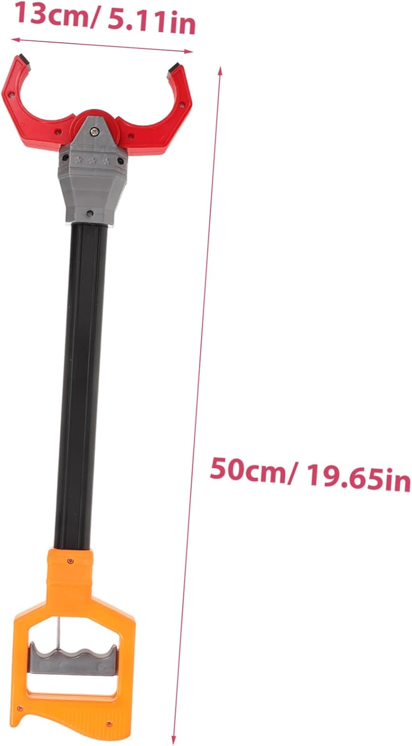 Kisangel Large Trash Picker Waste Paper Grabber Clamp Family Friendly Litter Picker Random Color image number 1