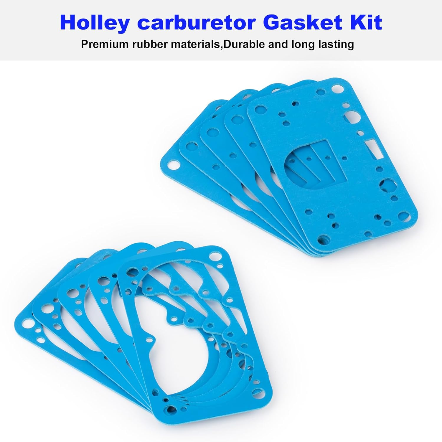 4150 Carburetor Rebuild Kit Gasket, Fuel Bowl Gasket Kit Replacement for Holley 8-2000 M2300 4150 8-2000QFT Fit Holley Carburetor Fuel Bowl Jet Kit image number 5
