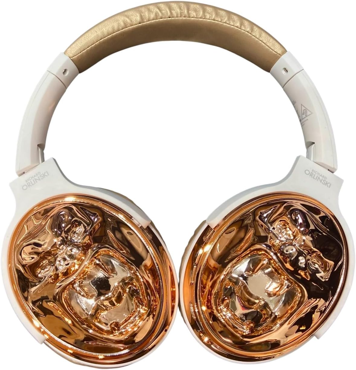 ORLINSKI CAQKON1001-660-V2 2025 Bluetooth Headphones, 40 Mm Speaker, Pink/Gold, 6 Hours Battery Life, Bluetooth 5.1 image number 2