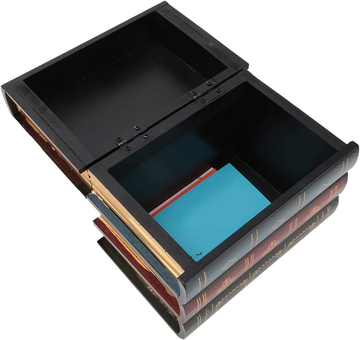 Decorative Fake Book Box, Exquisite Appearance Vintage Vintage Fake Book Box, for Photography Props Shelf Decoration(B Trumpet) image number 3