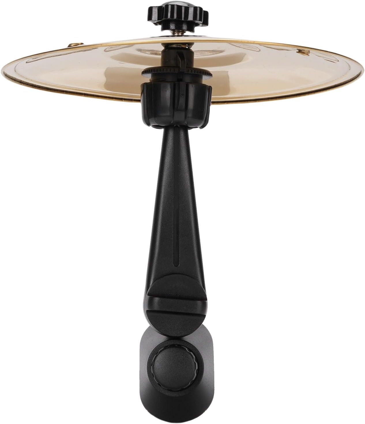 ASHATA Car Crash Cymbal, Car Cymbal Air Vent, Mini Drum Crash for Vent, Your Driving More Fun, Mini for Music Lovers, Air Dash Small Fun Practical Accessories (Golden) - Silver image number 4