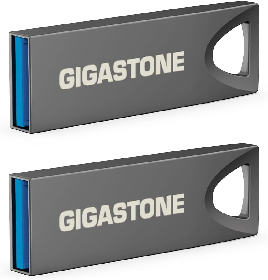GIGASTONE Z70 128 GB 2 Pack USB 3.2 Gen1, USB Flash Drives, Reliable for PC and Mac, Waterproof Metal, Mini and Robust, USB 2.0/3.0 Compatible image number 5